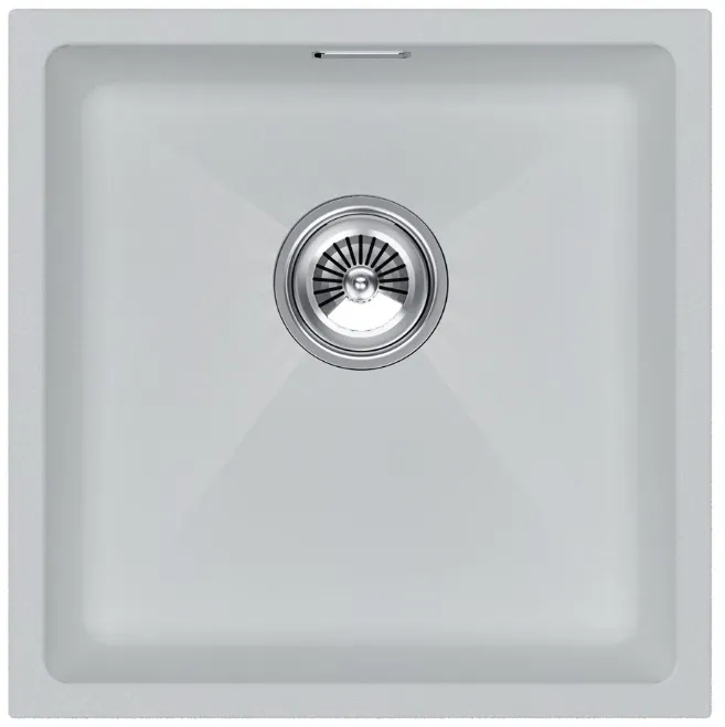 Детальное фото товара: Paulmark LUMI 45UNI, мойка, гранит, белый