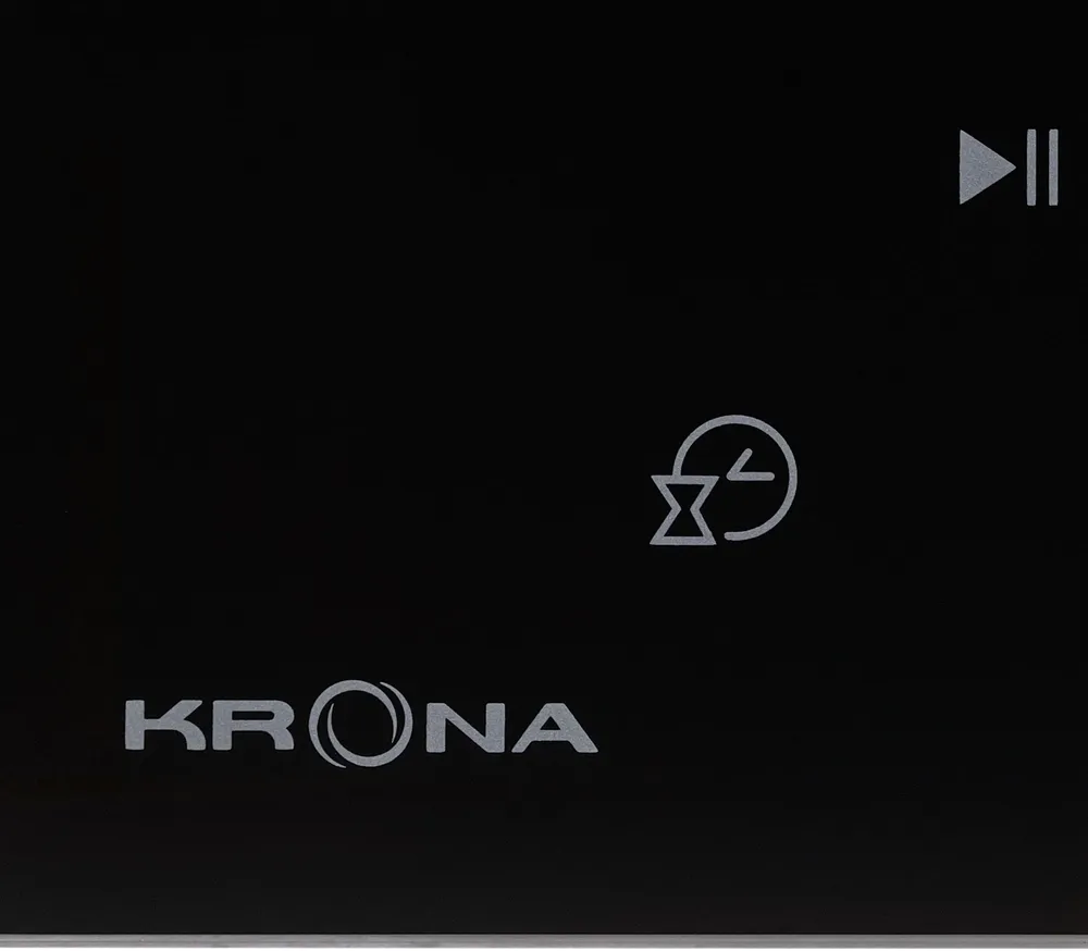 Детальное фото товара: Krona ZAUBER 30 BL TK стеклокерамическая поверхность