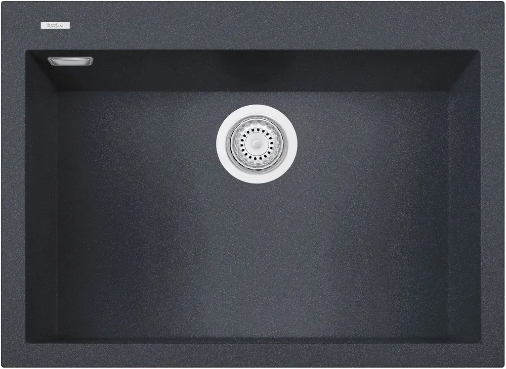 Детальное фото товара: Rivelato ZENO ZN-6950 calcestruzzo, мойка, керамика, темно-серый