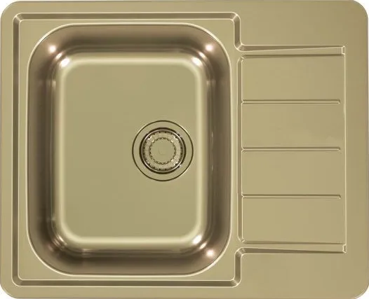 Фото товара: ALVEUS LINE MONARCH 110 GOLD, мойка, нерж.сталь, золото ( в комплекте с выпуском и сифоном)