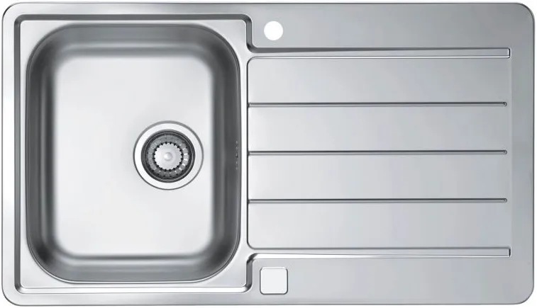 Фото товара: ALVEUS LINE MAX 20 SAT-90, мойка, нержавеющая сталь (в комплекте с сифоном 1127251)