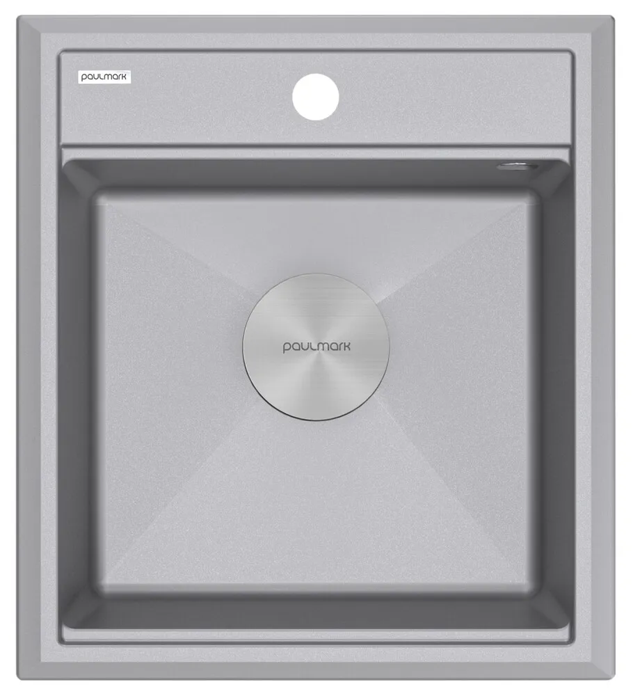 Фото товара: Paulmark STEPIA 45, мойка, гранит, серый металлик