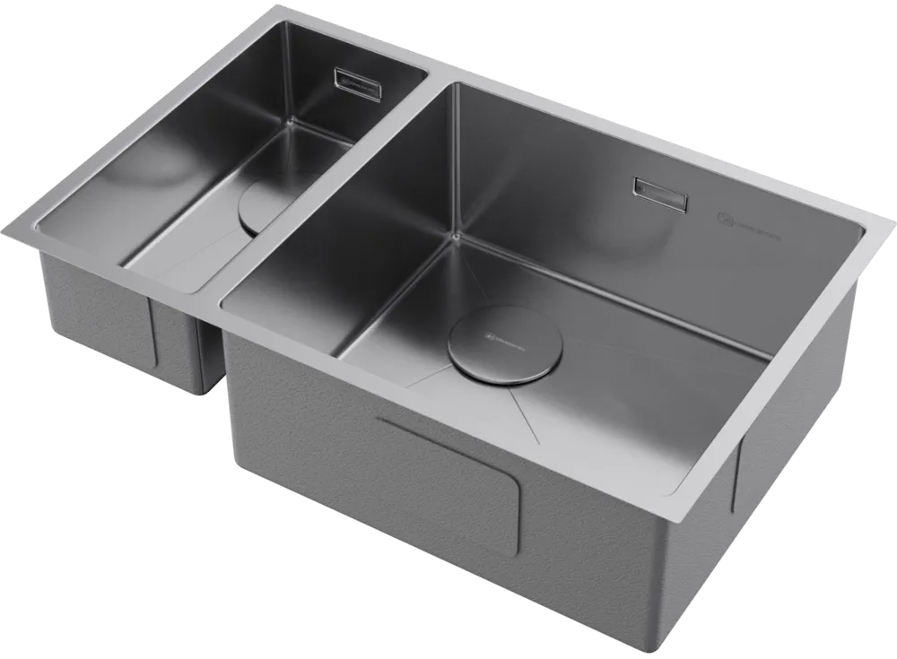 Детальное фото товара: Omoikiri Taki 69-2-U/IF-IN-R Side, мойка, нержавеющая сталь, чаша справа