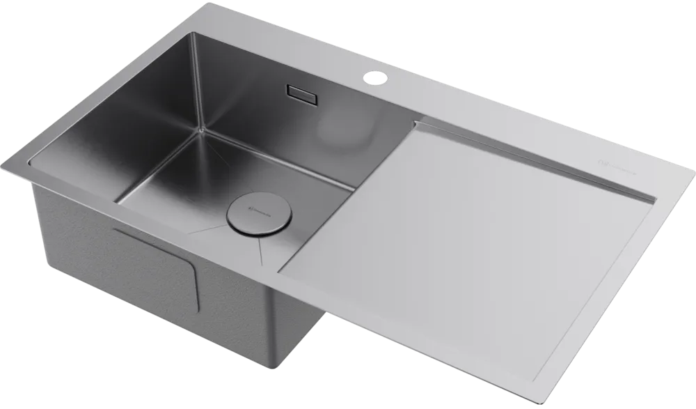 Детальное фото товара: Omoikiri Akisame 86-IN-L, мойка, нержавеющая сталь, чаша слева