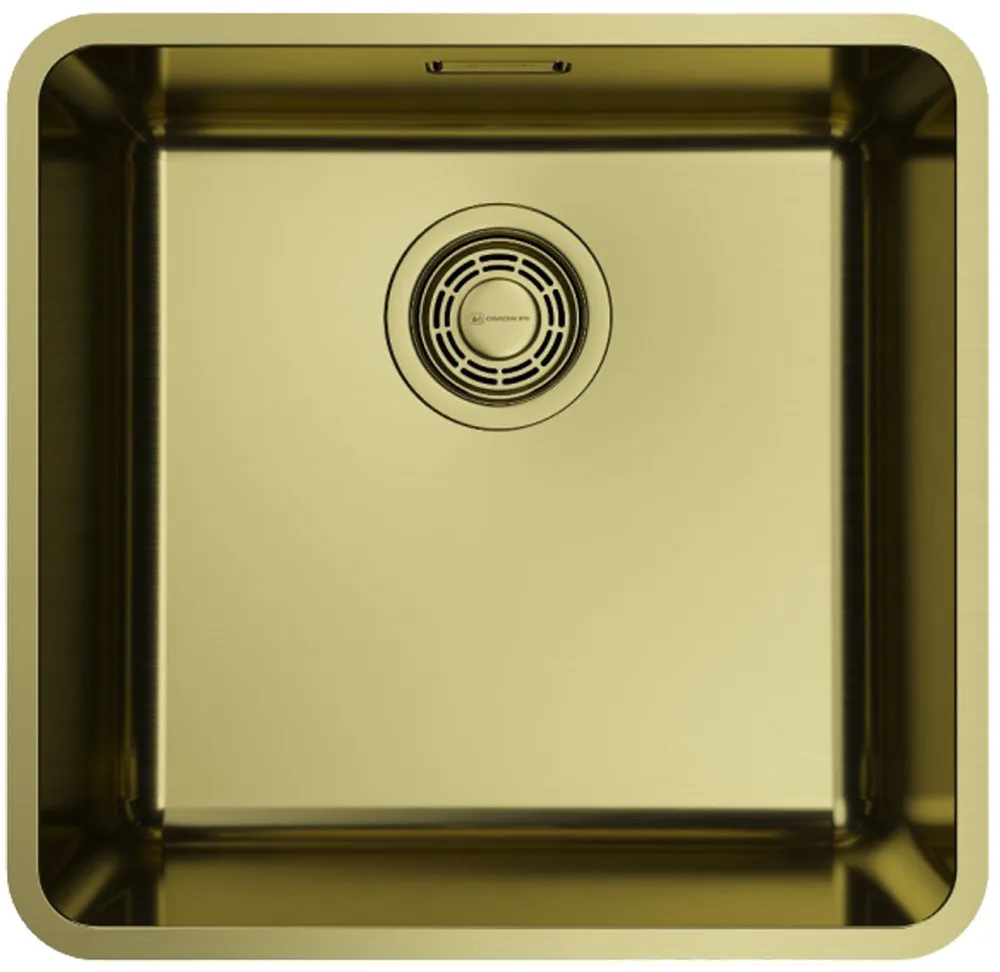 Фото товара: Omoikiri Omi 43-U/I-LG Ultra, мойка, нержавеющая сталь/светлое золото