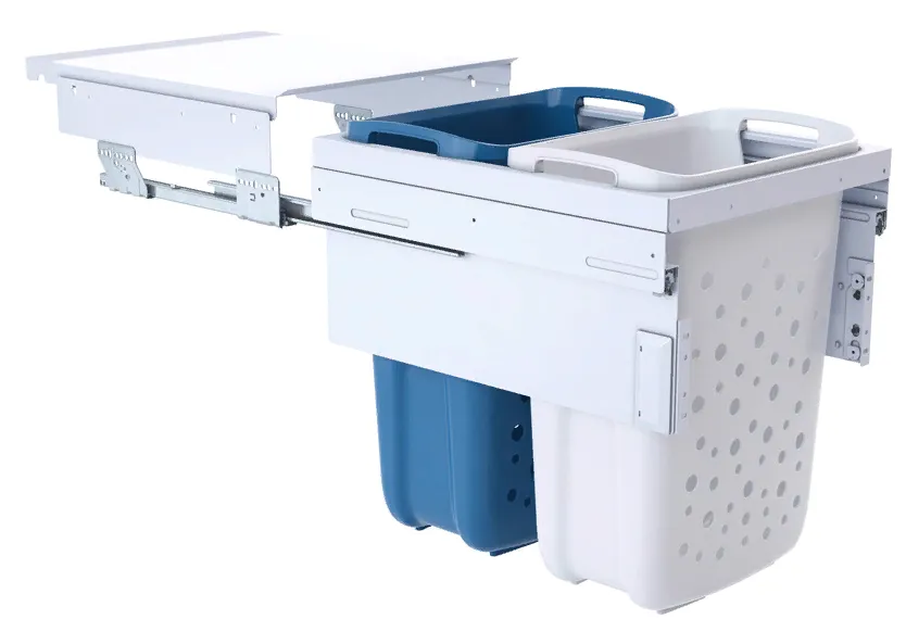 Детальное фото товара: Hailo Laundry Carrier система хранения белья 2 корзины по 33 л