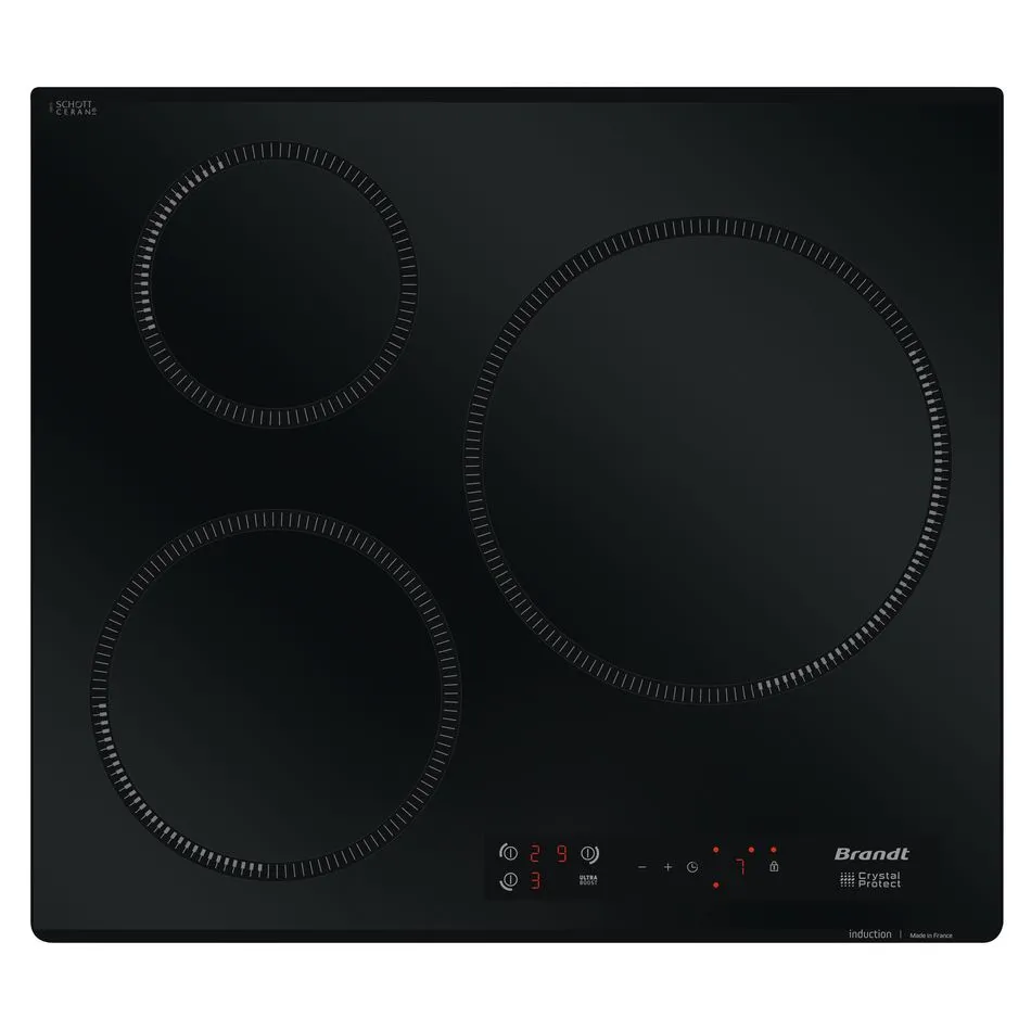 Фото товара: Brandt BPI2638UB индукционная поверхность