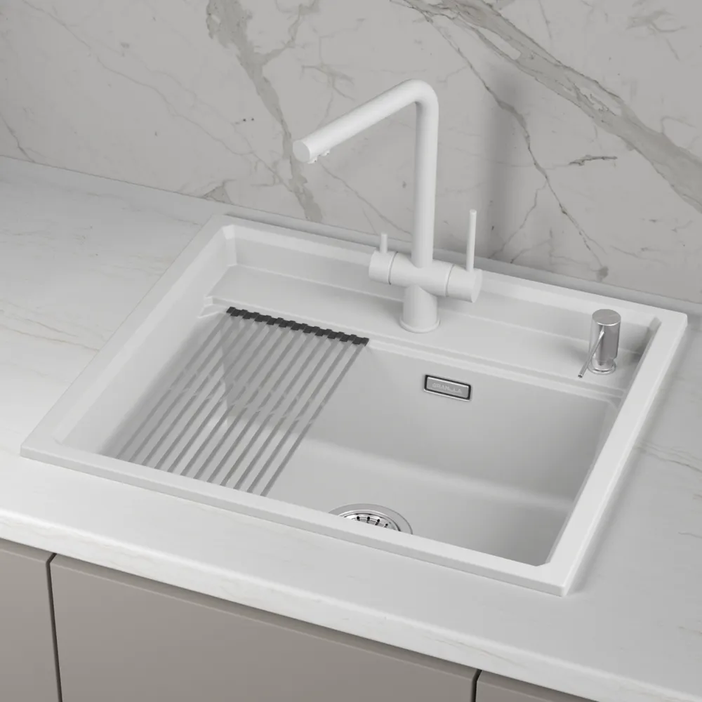 Детальное фото товара: GRANULA 6003i мойка, гранит, арктик