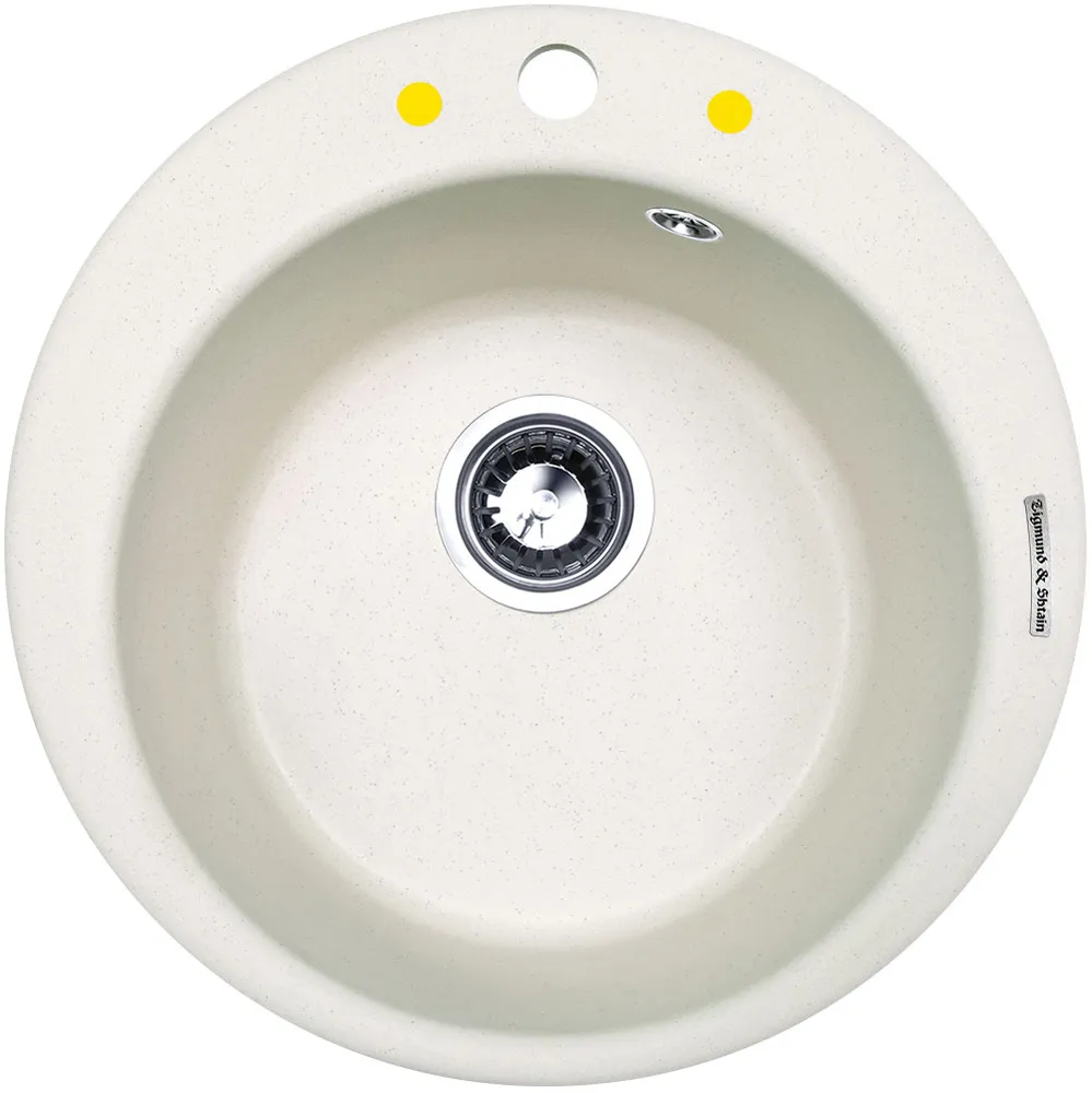 Фото товара: Zigmund & Shtain KREIS 480, мойка, каменная соль  