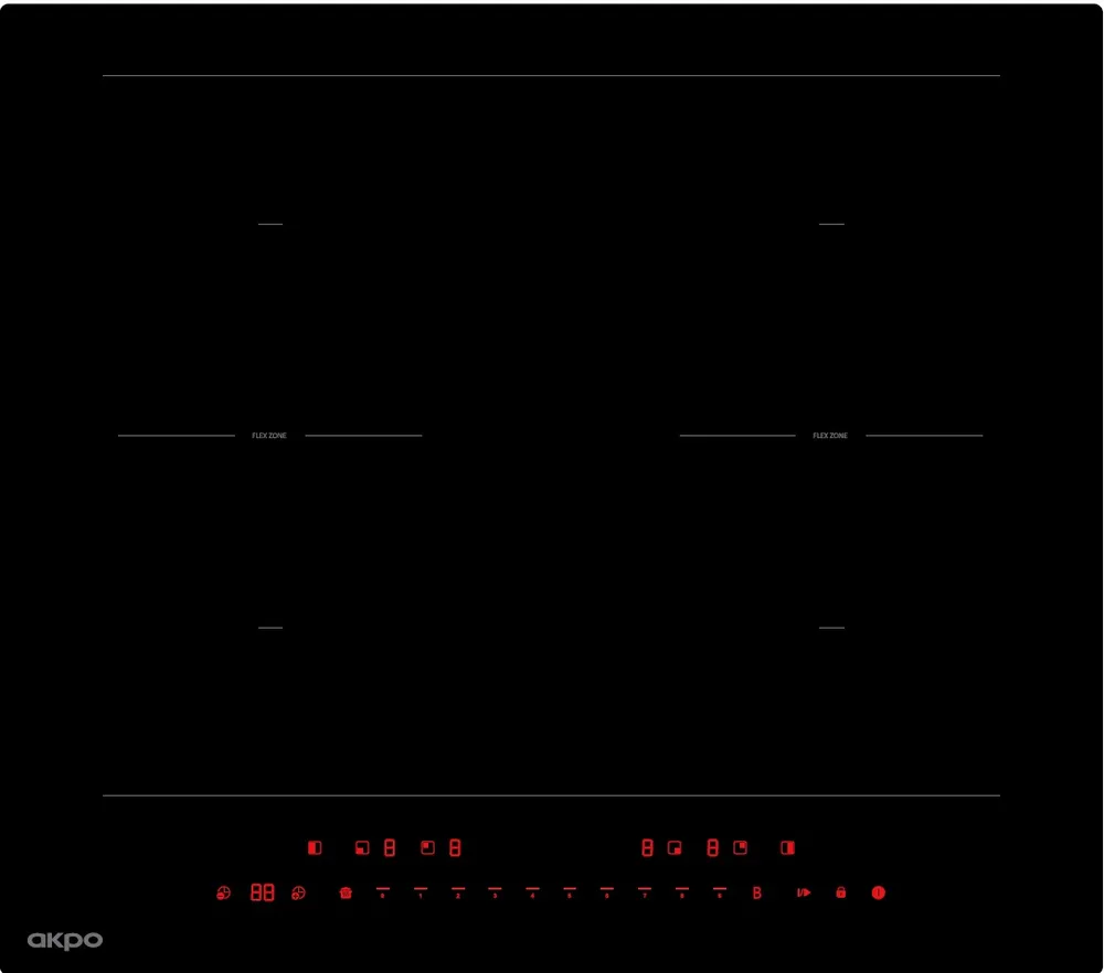 Детальное фото товара: AKPO PIA 6094121FZ-2 BL индукционная поверхность