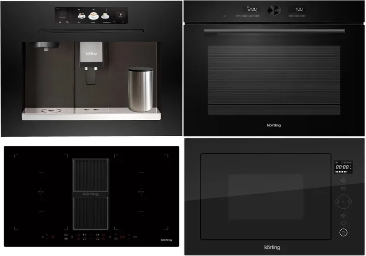 Фото товара: KORTING HIBH 68980 NB + OKB 1680 GN MW + KMI 825 TGN + KCM 9830 BCG