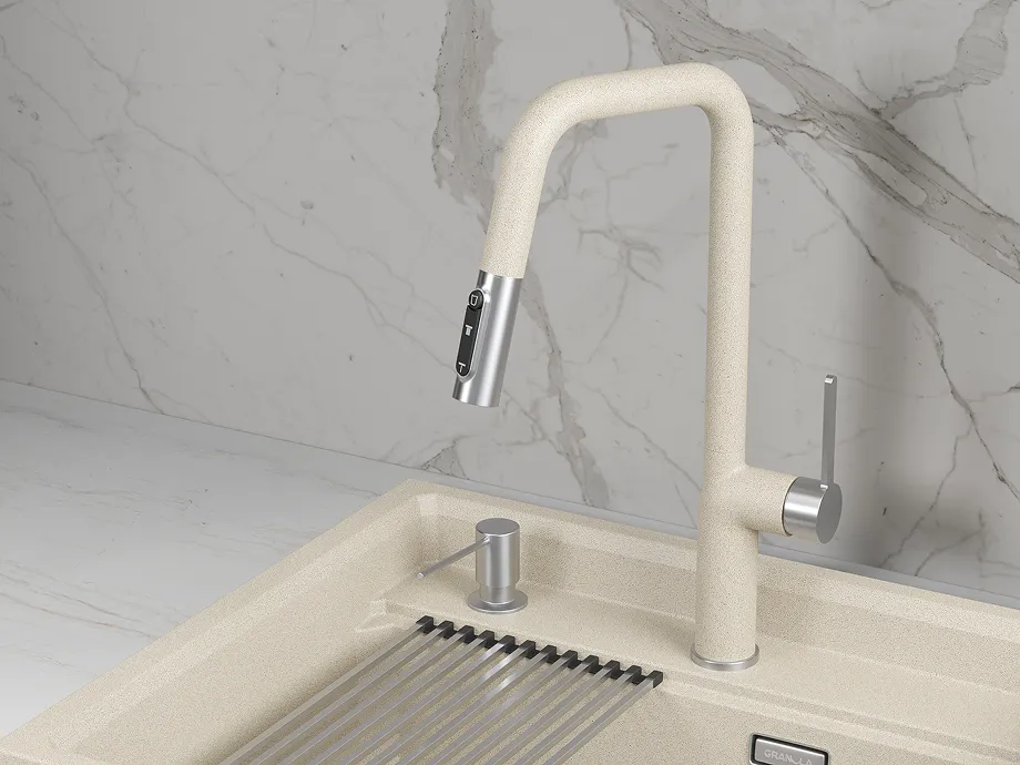 Детальное фото товара: GRANULA 9011 смеситель, нержавеющая сталь, пирит