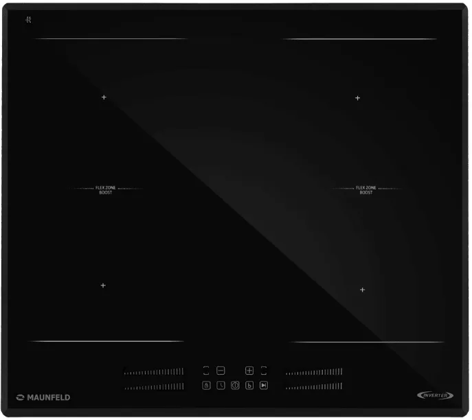 Фото товара: Maunfeld AVI6044SSFBK индукционная поверхность