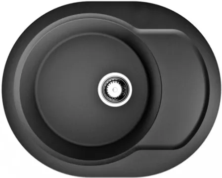 Фото товара: Omoikiri Manmaru 62-BL, мойка, гранит, черный