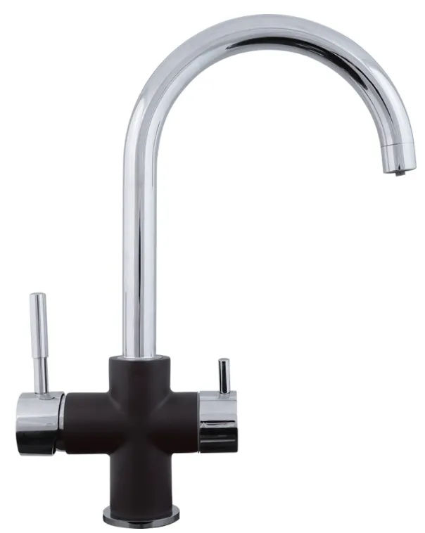 Фото товара: Zigmund & Shtain ZS 1800, смеситель, черный базальт