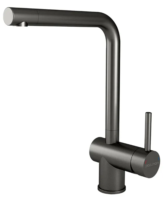 Фото товара: Paulmark SPRING, смеситель, вороненая сталь