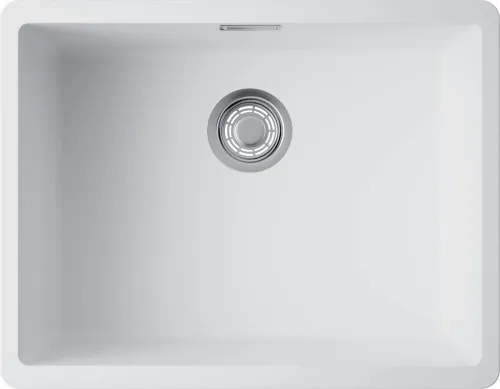 Фото товара: Omoikiri Kata 54-U-WH, мойка, гранит, белый