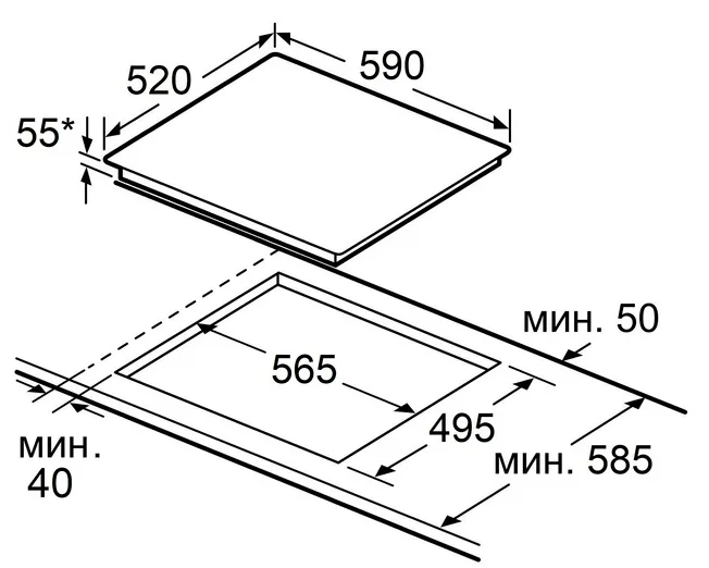 Схема встраивания