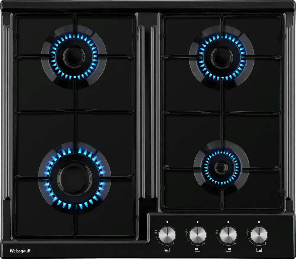 Фото товара: Weissgauff HGG 640 BEBG газовая поверхность