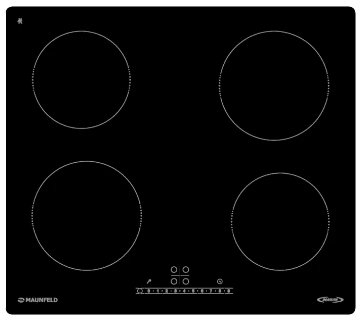 Детальное фото товара: Maunfeld AVI3024SBK индукционная поверхность