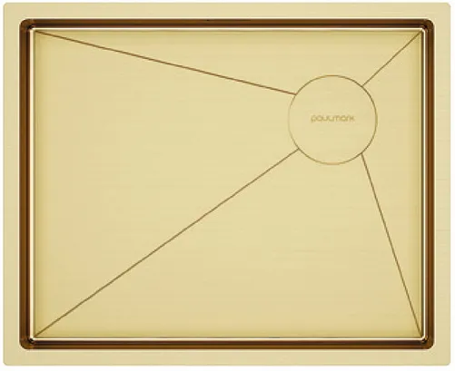 Фото товара: Paulmark NEXT-SKEW 54 UNI, мойка, брашированное золото