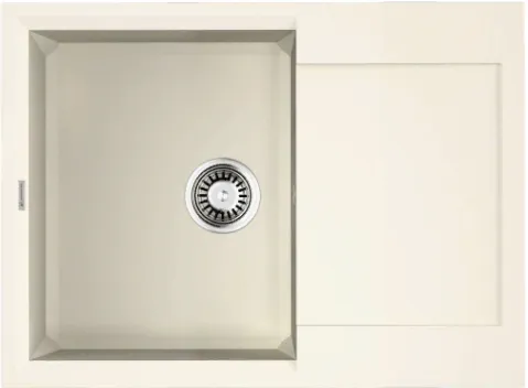 Фото товара: Omoikiri Sakaime 68-WH, мойка, гранит, белый