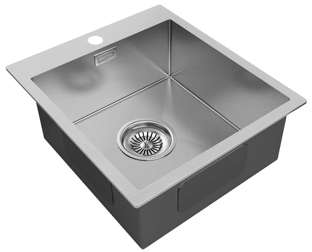Детальное фото товара: Paulmark KRONER 45, мойка, нержавеющая сталь брашированная