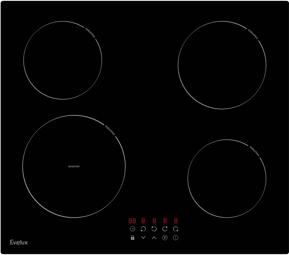 Фото товара: Evelux HEI 641 B индукционная поверхность