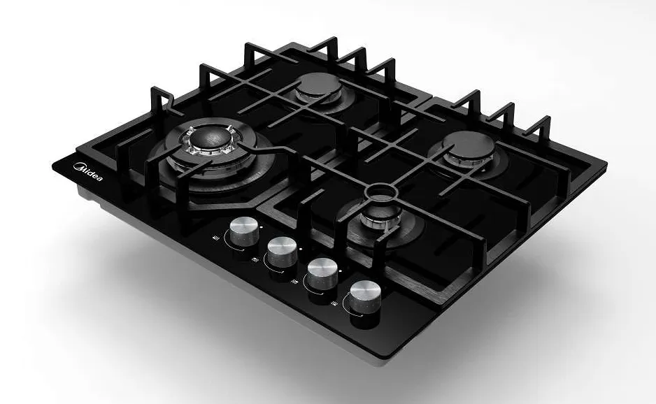 Детальное фото товара: Midea MG643TGB газовая поверхность