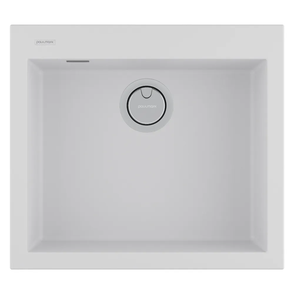 Детальное фото товара: Paulmark DECORATION 56, мойка, гранит, белый