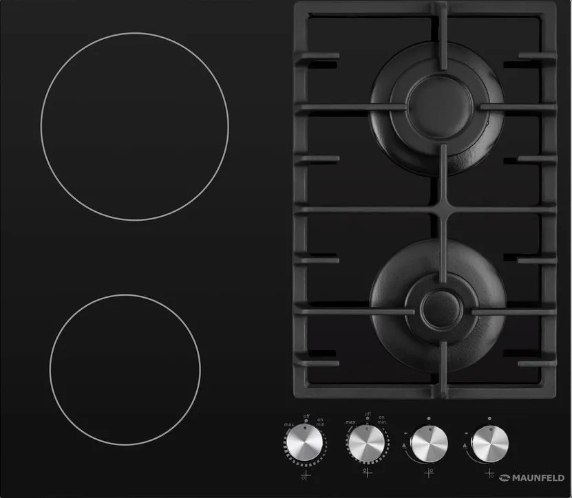 Фото товара: Maunfeld EEHG.642VC.3CB/KG комбинированная поверхность