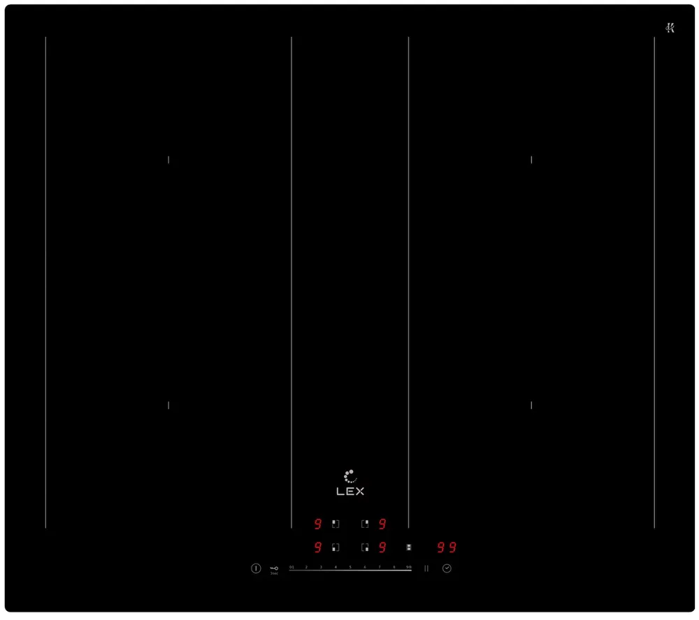 Фото товара: LEX EVI 641B BL индукционная поверхность