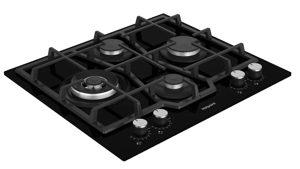Детальное фото товара: Hotpoint HGMTS 643 BL газовая поверхность