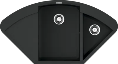 Фото товара: Omoikiri Sakaime 105C-BL, мойка, гранит, черный