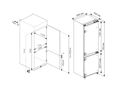 Схема встраивания