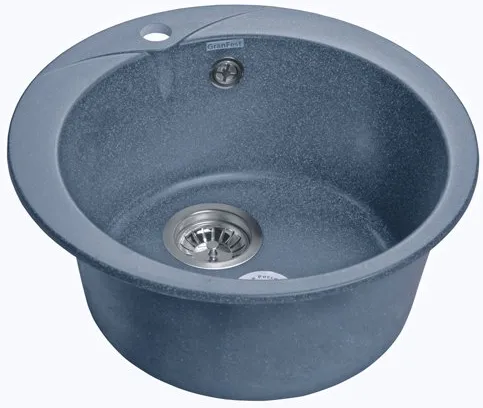 Детальное фото товара: GranFest RONDO GF-R-480, мойка, мрамор, графит