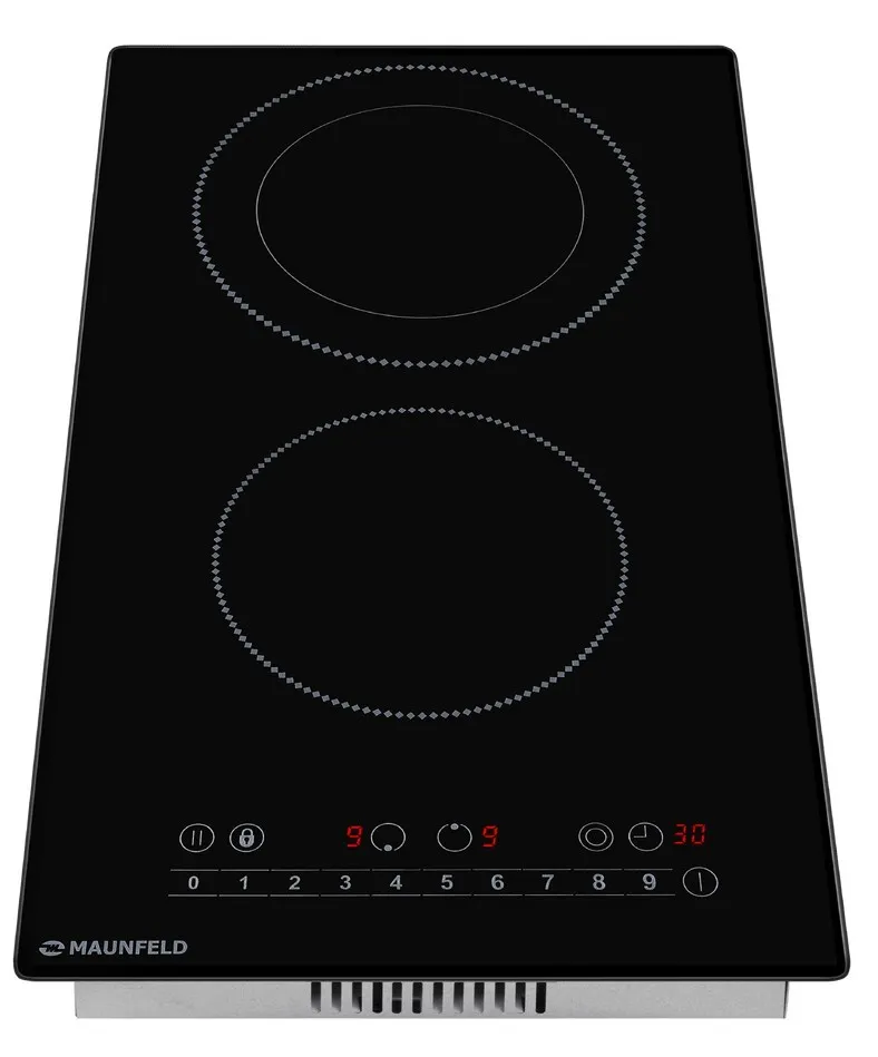 Детальное фото товара: Maunfeld EVCE292SDPBK стеклокерамическая поверхность