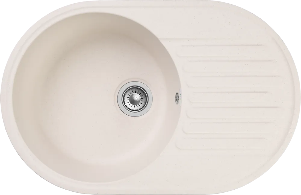 Фото товара: GranFest QUARZ GF-Z18, мойка, гранит, белый