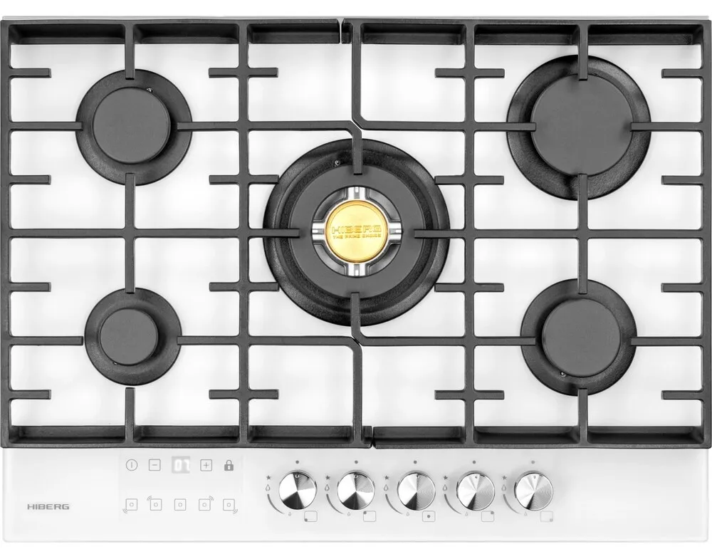 Фото товара: HIBERG VM 7255 W газовая поверхность