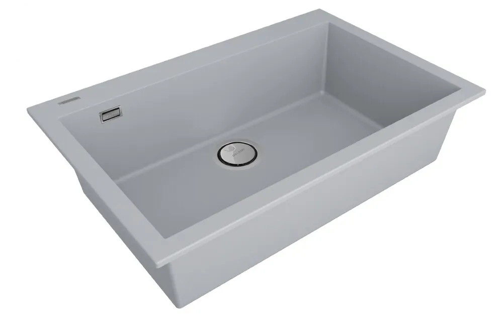 Детальное фото товара: Paulmark DECORATION 76, мойка, гранит, серый