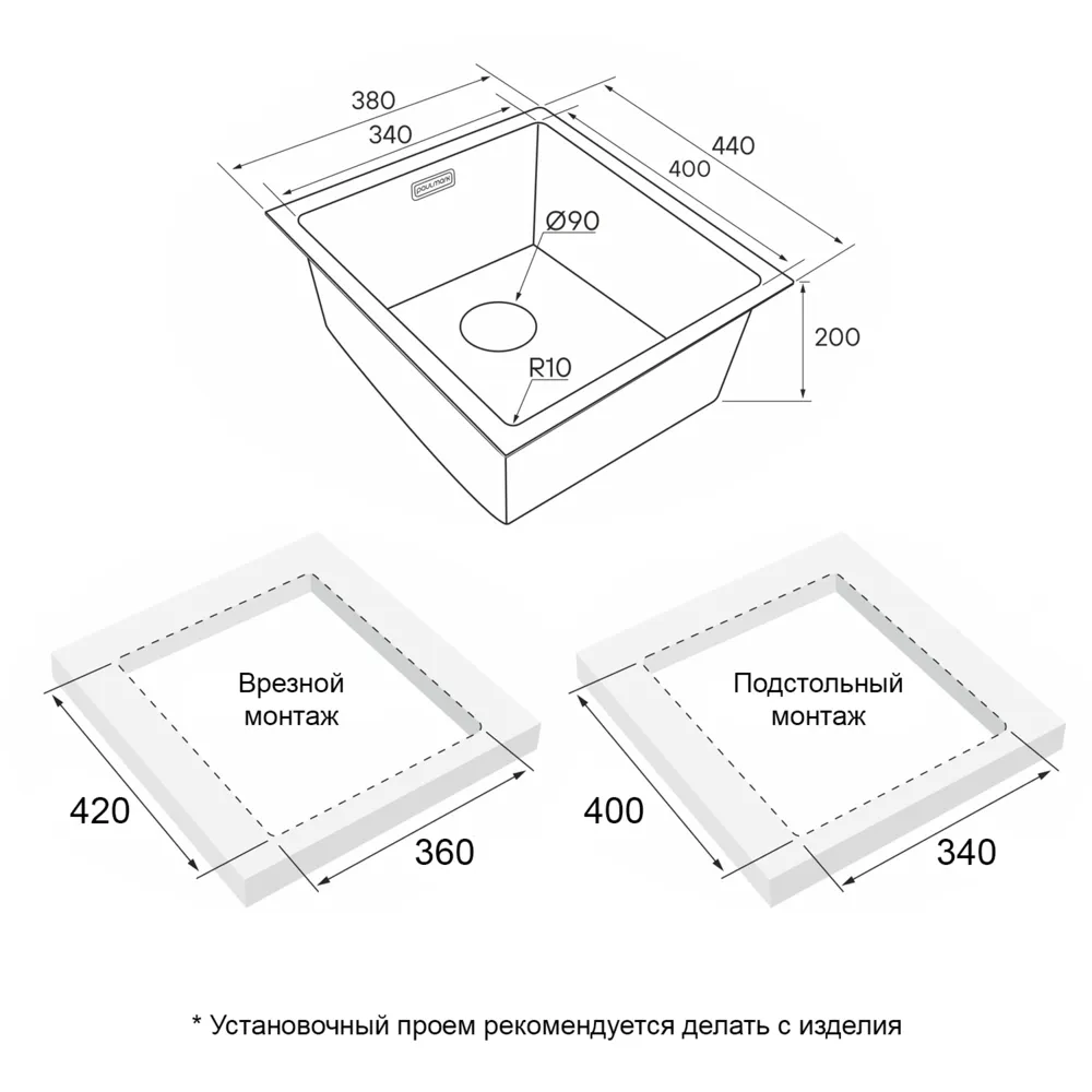 Схема встраивания