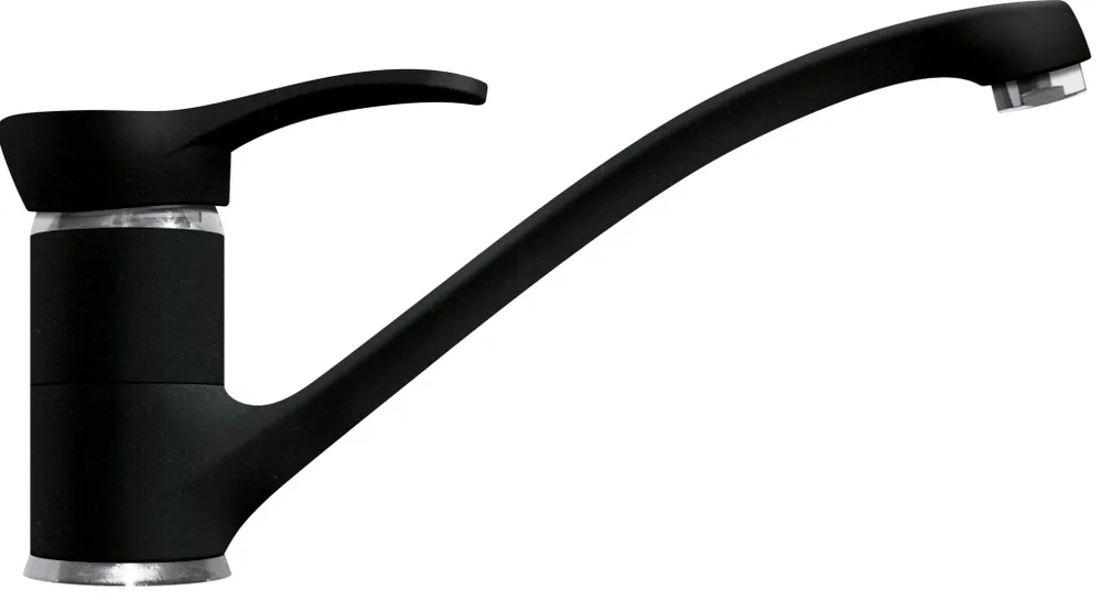 Фото товара: LAVA SG04 LAVA, смеситель, гранит, черный металлик