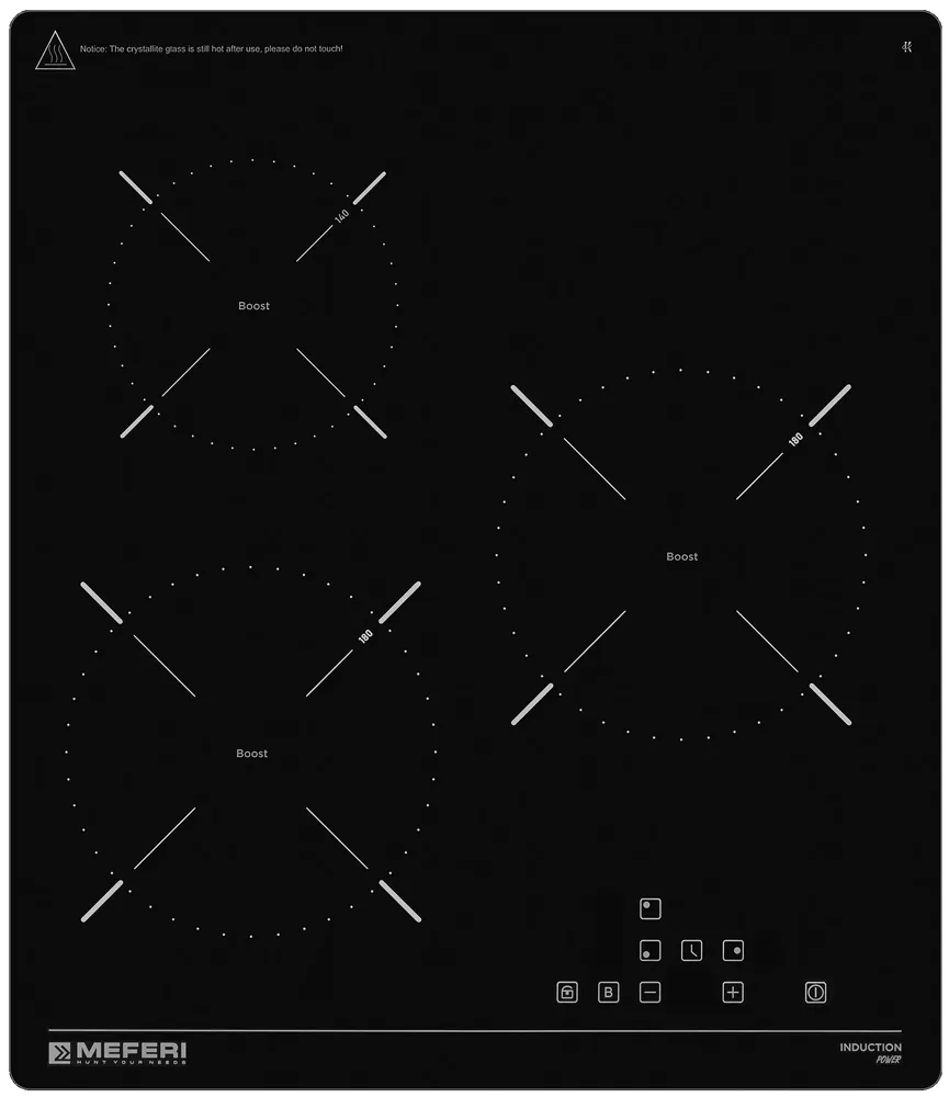 Детальное фото товара: MEFERI MIH453BK POWER индукционная поверхность