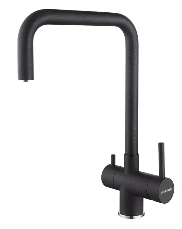 Фото товара: Paulmark WETTER, смеситель, гранит, черный