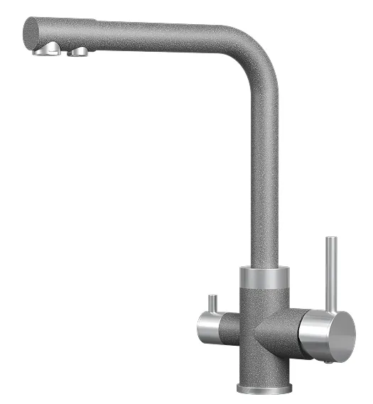 Фото товара: GRANULA 5015 смеситель, нержавеющая сталь, графит