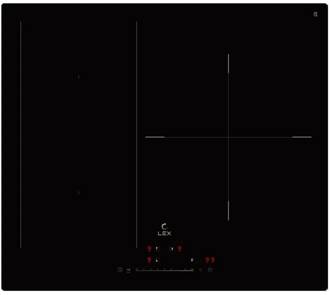 Фото товара: LEX EVI 631A BL индукционная поверхность
