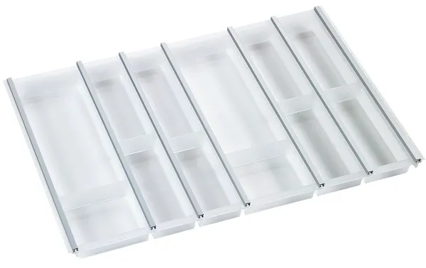 Фото товара: Ninka Cuisio Aqua 800, Innotech Hettich, лоток для столовых приборов, белый