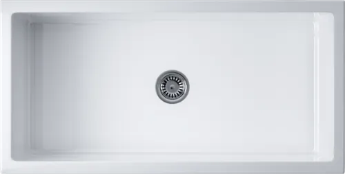 Фото товара: Omoikiri Mikura 91-WH Glossy, мойка, керамика, белый глянцевый