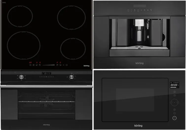 Фото товара: KORTING HI 64540 B + OKB 760 FN + KMI 825 TGN + KCM 9200 BG