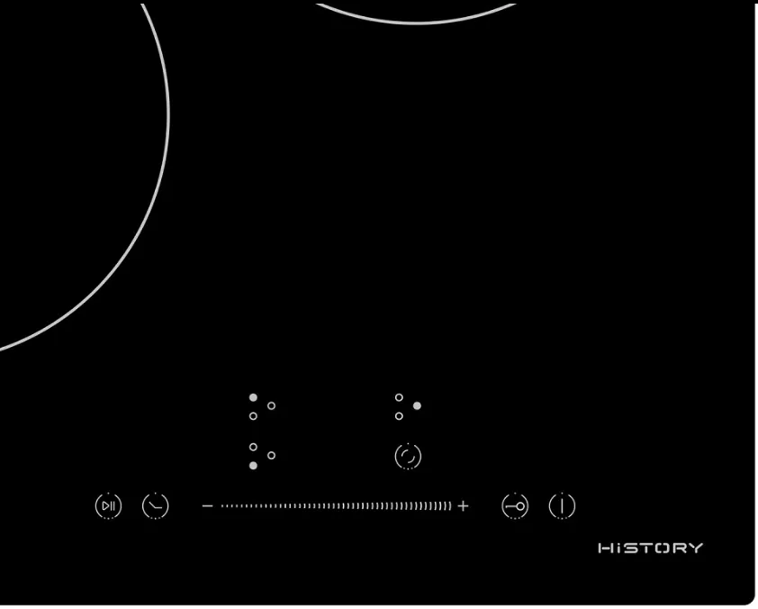 Детальное фото товара: HISTORY HС 4311 BBK стеклокерамическая поверхность